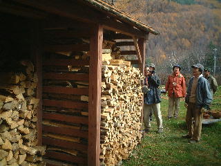 薪小屋です。